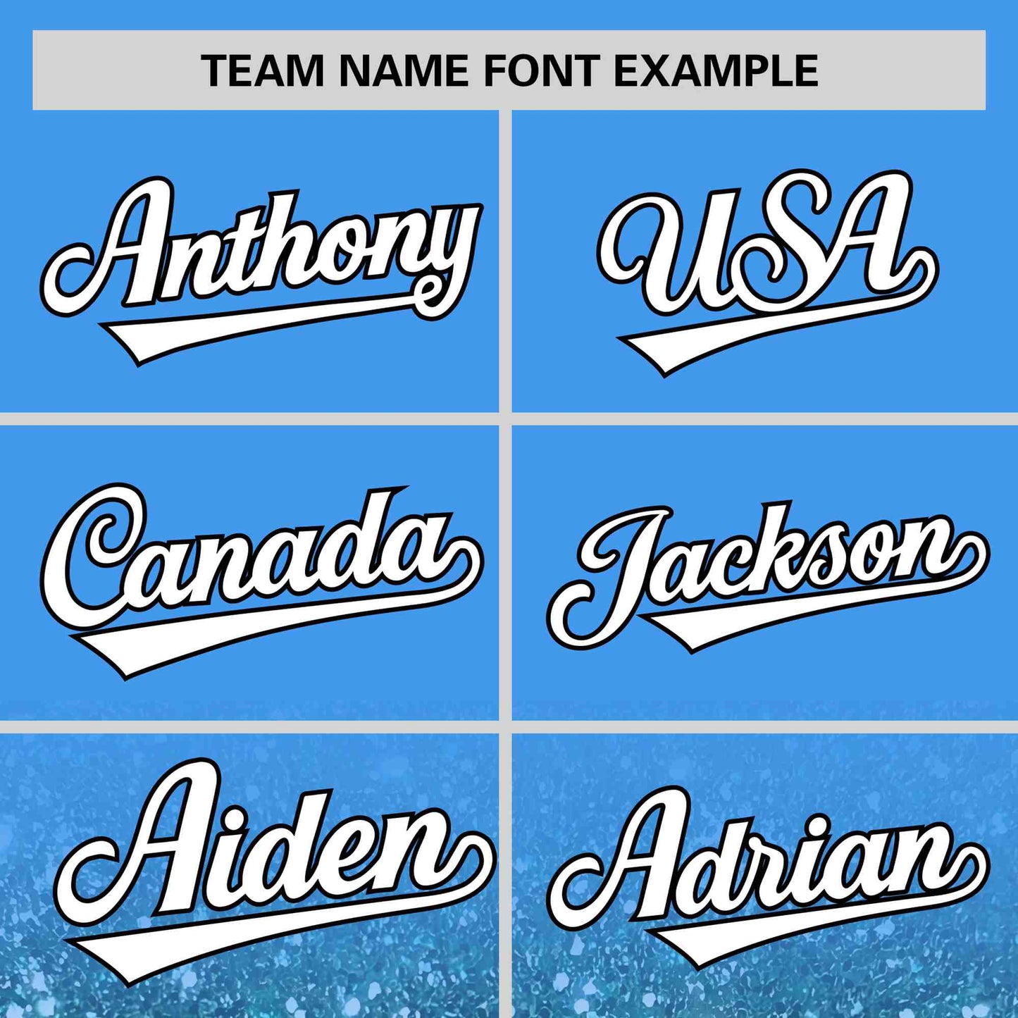 Custom Powder Blue White Sparkle-Effect Pattern Gradient Fashion Authentic Baseball Jersey Limited