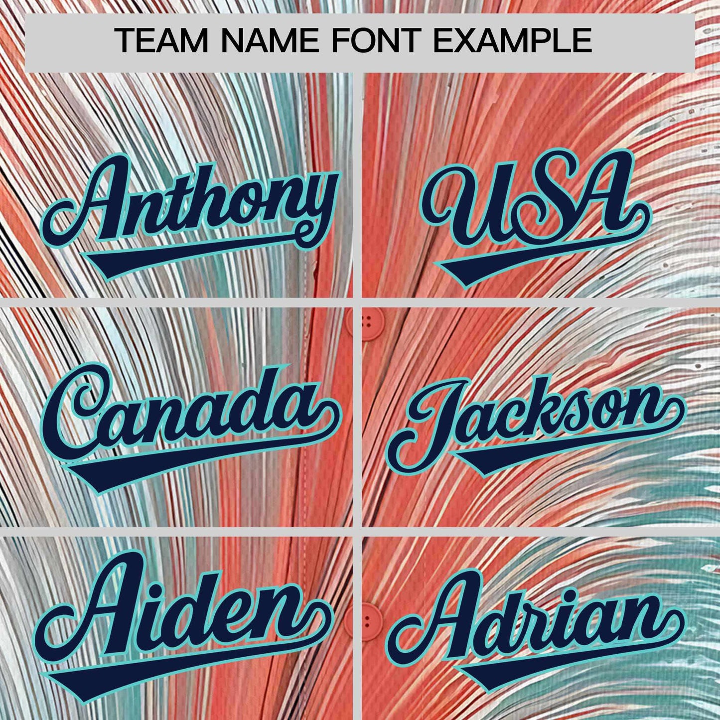 Custom Navy Aqua Fluid Feather Graffiti Pattern Authentic Baseball Jersey Limited