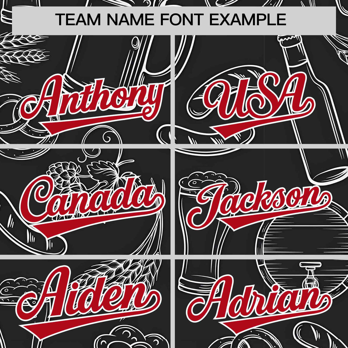 Custom Black White National Beer Day Personalized Beer Pattern Baseball Jersey Limited