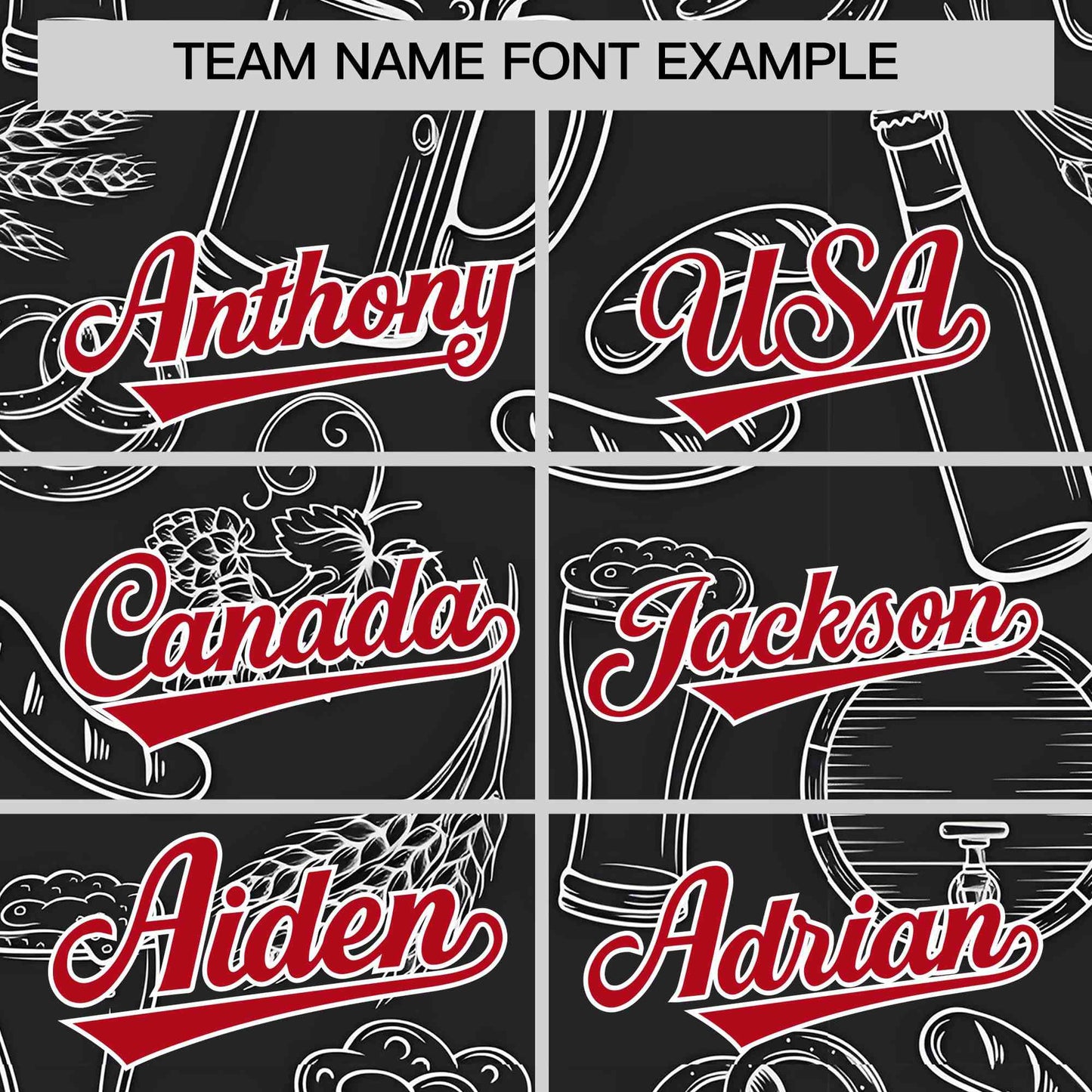 Custom Black White National Beer Day Personalized Beer Pattern Baseball Jersey Limited