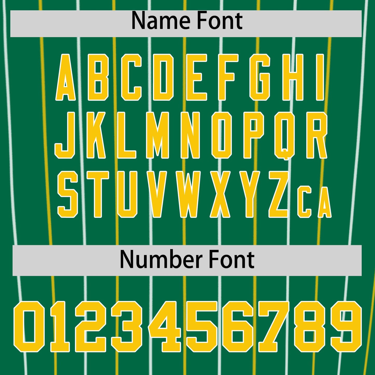 Custom Kelly Green Gold and White Bi-Color Stripes Fashion Authentic Baseball Jersey Limited