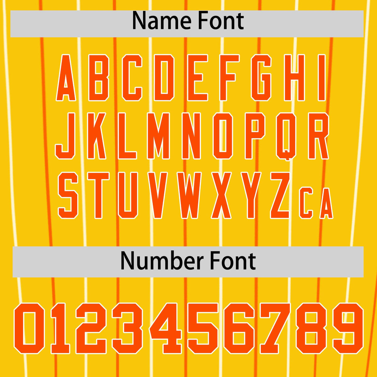 Custom Gold Orange and White Bi-Color Stripes Fashion Authentic Baseball Jersey Limited