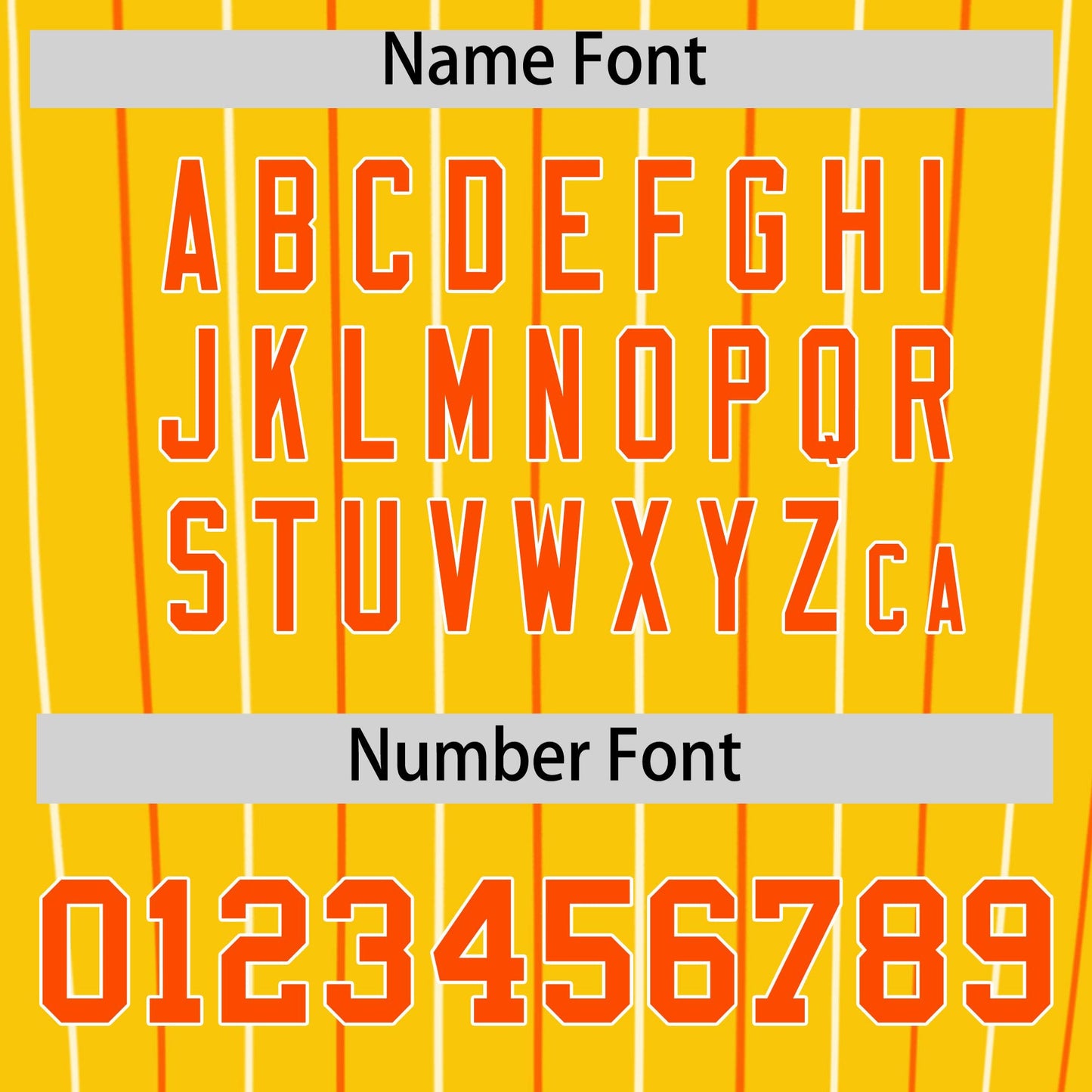 Custom Gold Orange and White Bi-Color Stripes Fashion Authentic Baseball Jersey Limited