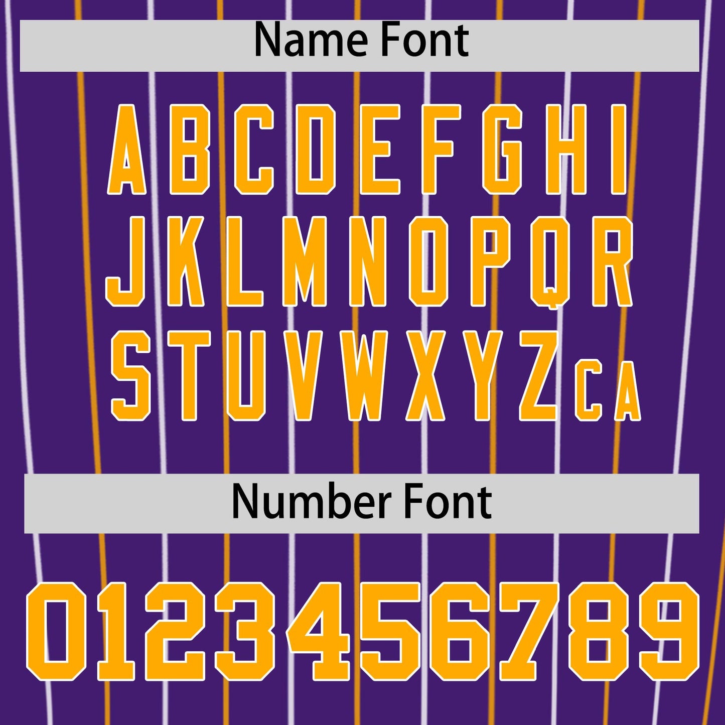 Custom Purple Yellow and White Bi-Color Stripes Fashion Authentic Baseball Jersey Limited