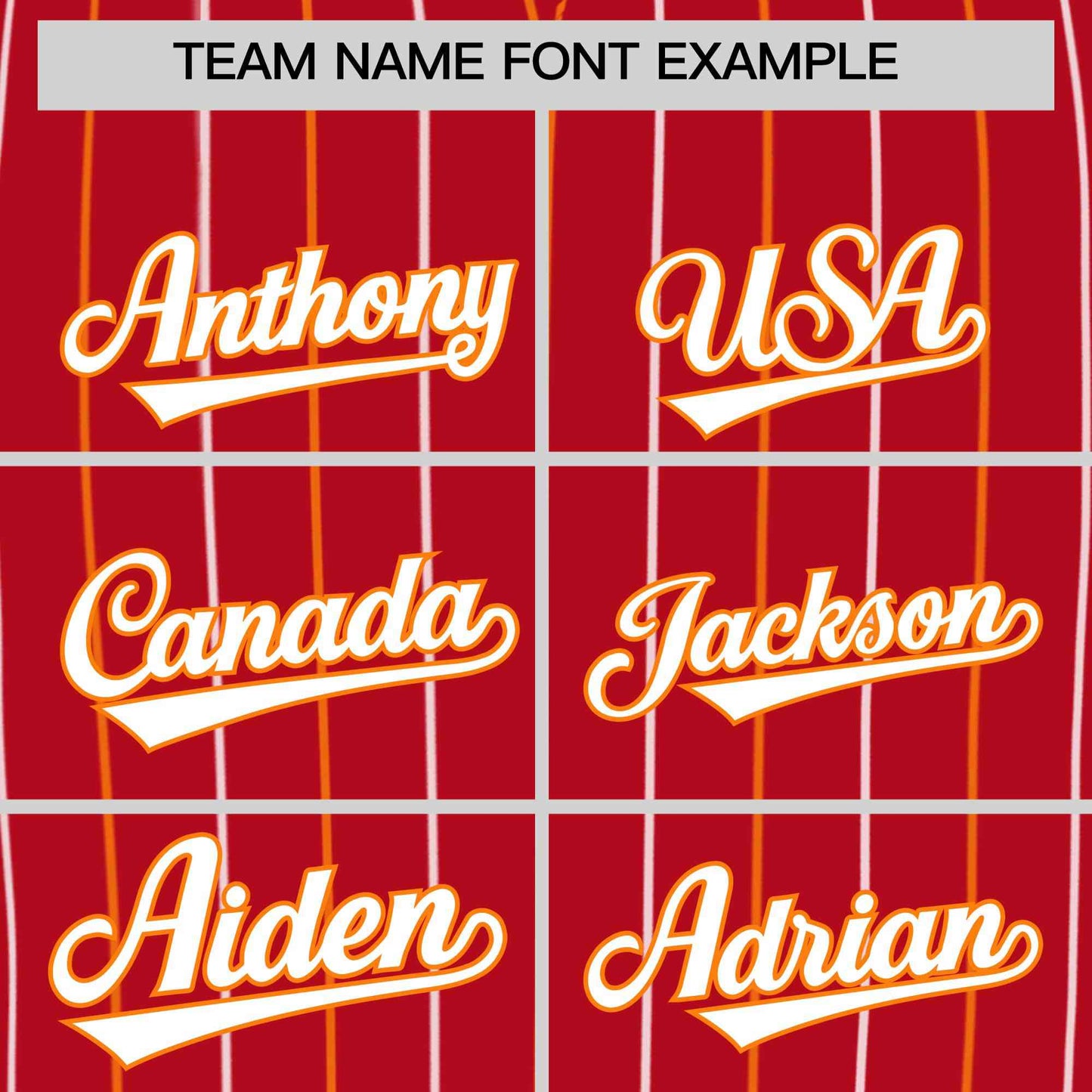 Custom Red White and Orange Bi-Color Stripes Fashion Authentic Baseball Jersey Limited