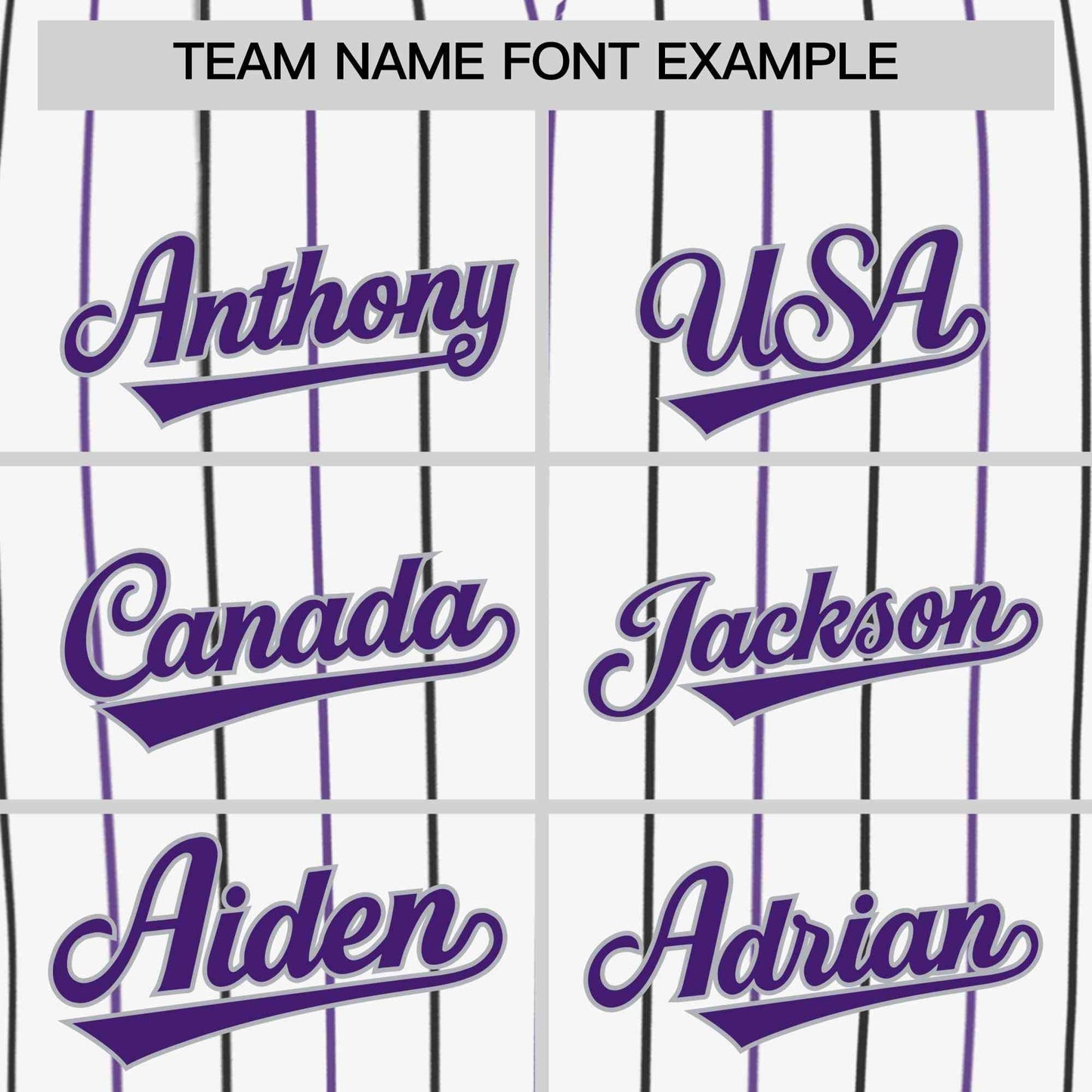 Custom White Purple and Gray Bi-Color Stripes Fashion Authentic Baseball Jersey Limited
