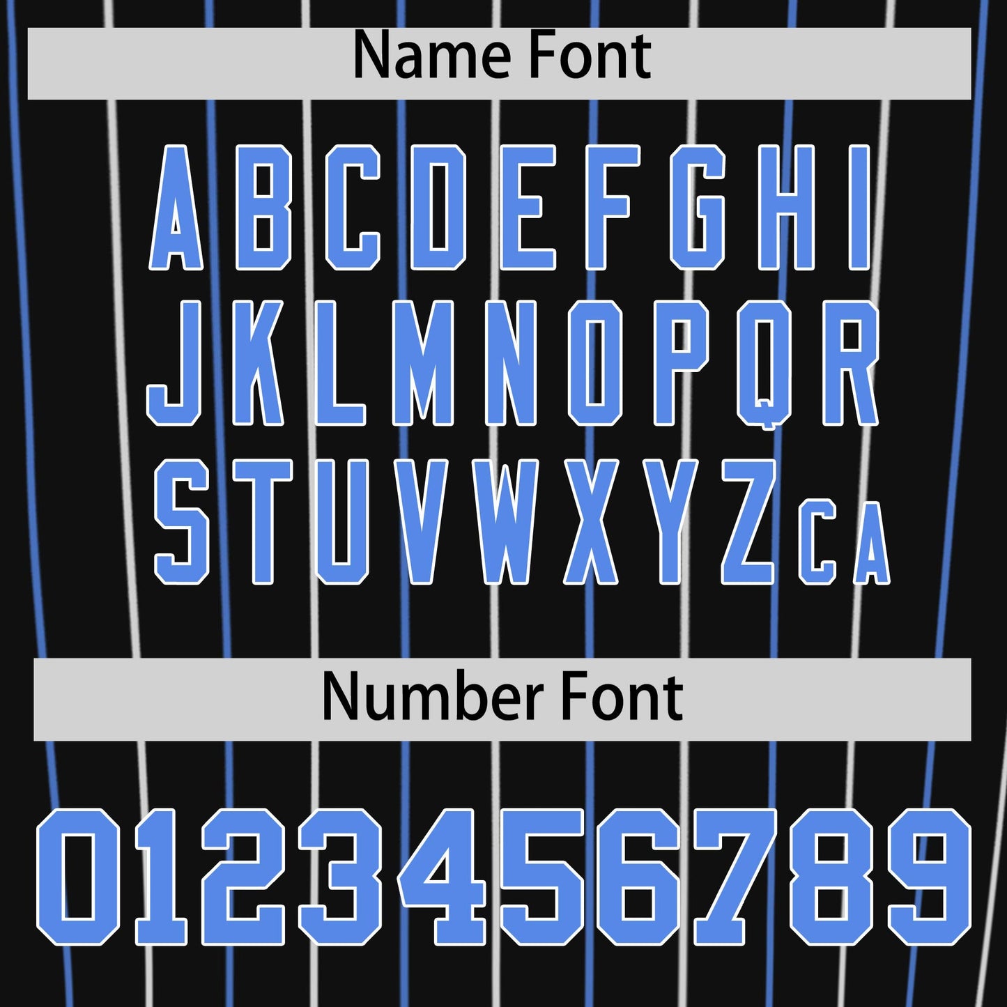 Custom Black Powder Blue and White Bi-Color Stripes Fashion Authentic Baseball Jersey Limited