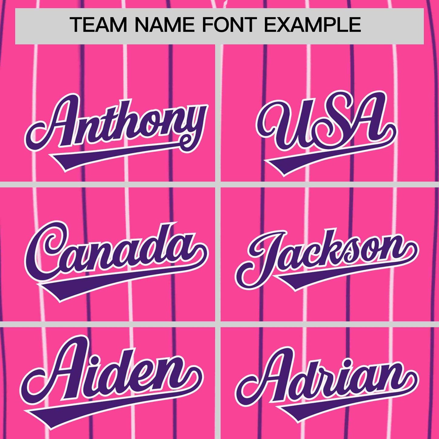 Custom Pink White and Purple Bi-Color Stripes Fashion Authentic Baseball Jersey Limited