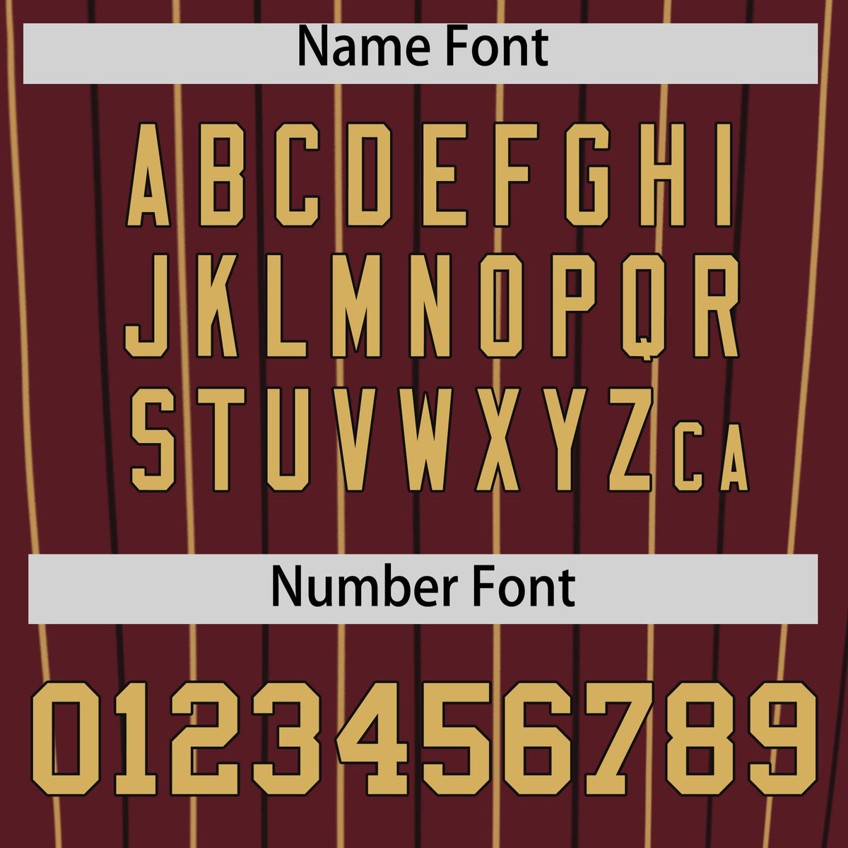 Custom Burgundy Old Gold and Black Bi-Color Stripes Fashion Authentic Baseball Jersey Limited