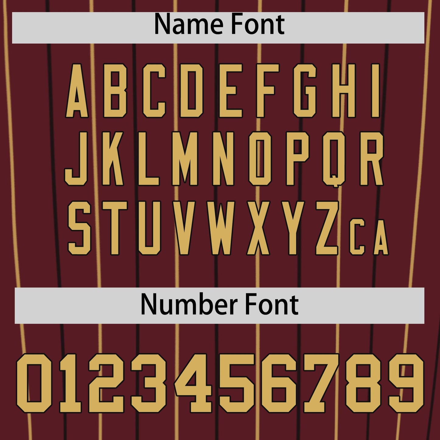 Custom Burgundy Old Gold and Black Bi-Color Stripes Fashion Authentic Baseball Jersey Limited