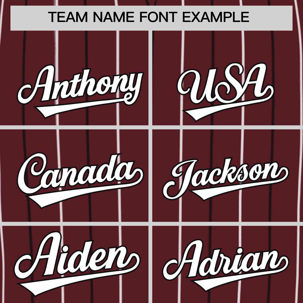 Custom Burgundy White and Black Bi-Color Stripes Fashion Authentic Baseball Jersey Limited