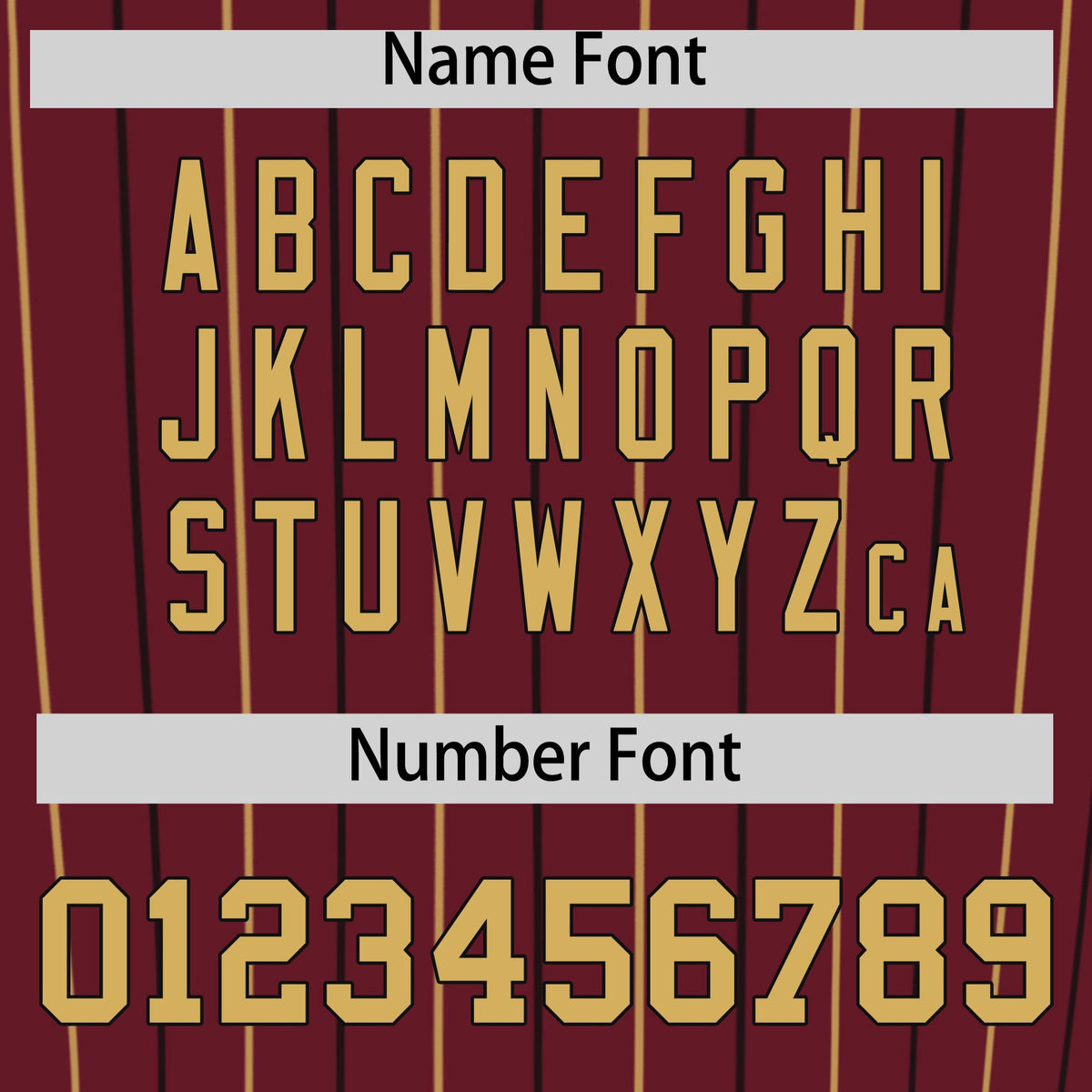 Custom Burgundy Old Gold and Black Bi-Color Stripes Fashion Authentic Baseball Jersey Limited