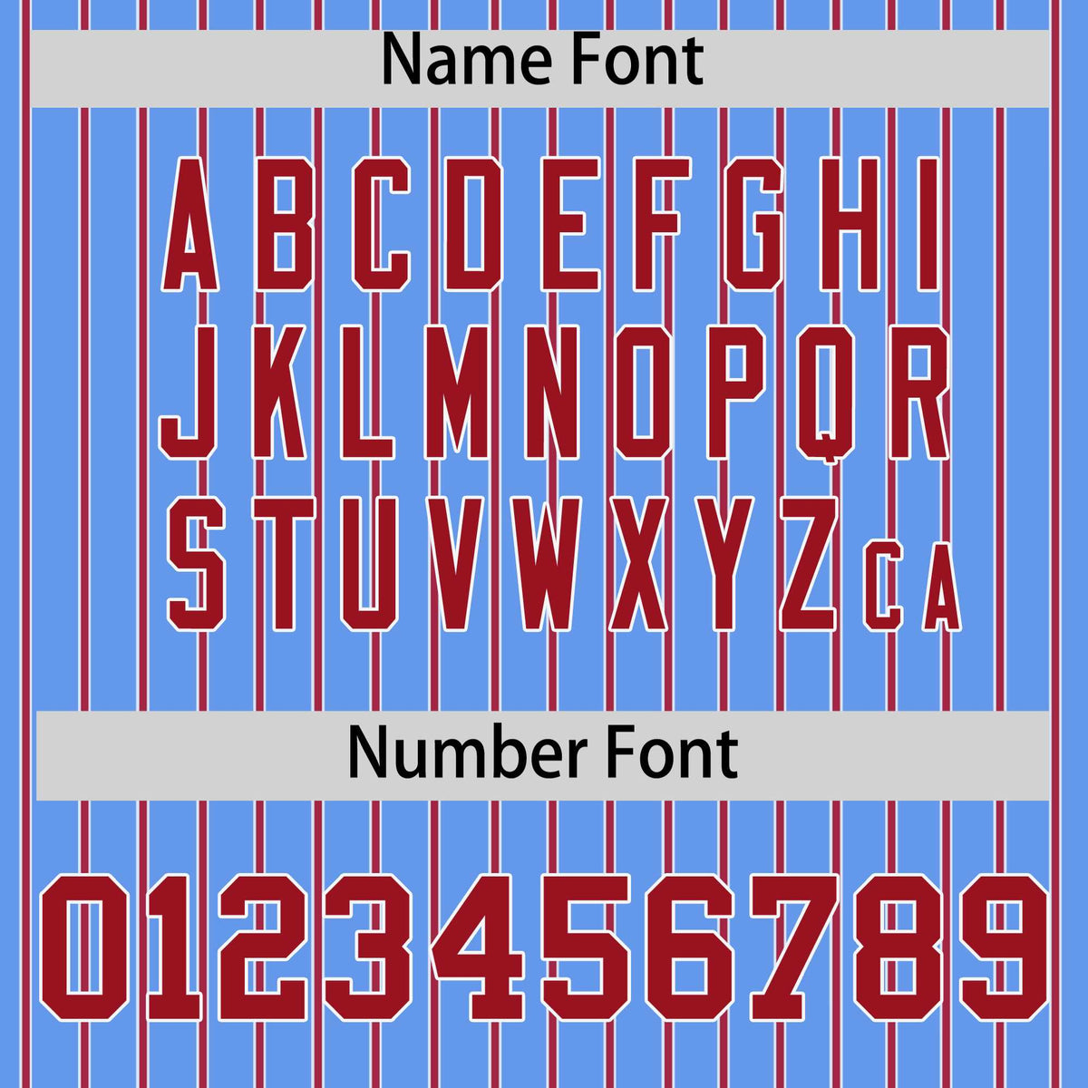 Custom Powder Blue White Tricolor Stripe Fashion Authentic Baseball Jersey Limited