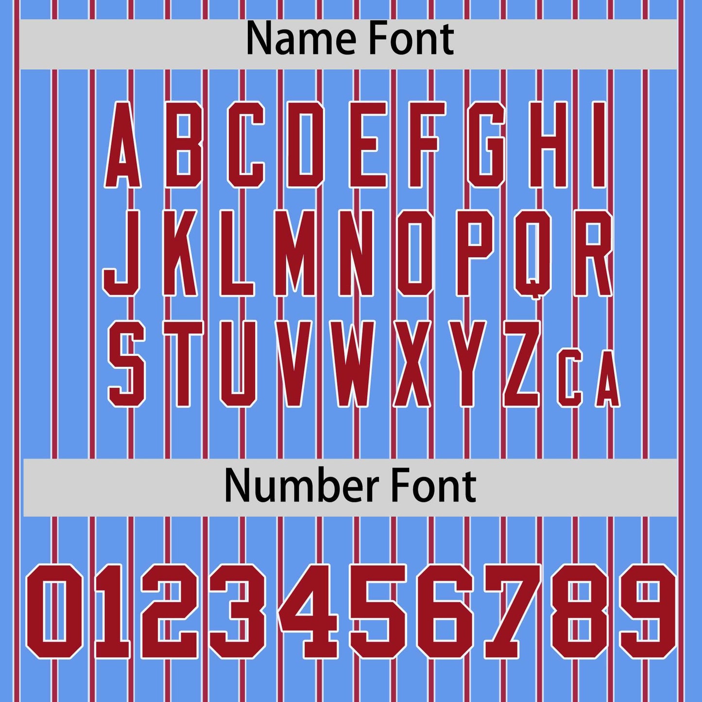 Custom Powder Blue White Tricolor Stripe Fashion Authentic Baseball Jersey Limited