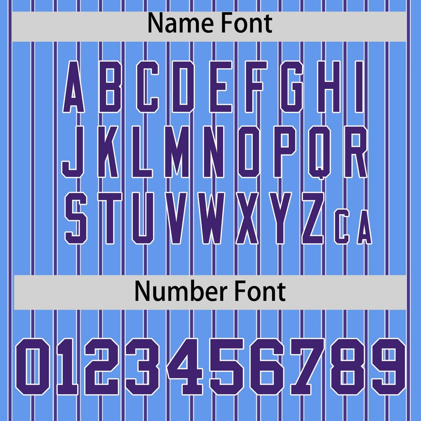 Custom Powder Blue White Tricolor Stripe Fashion Authentic Baseball Jersey Limited