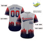 Custom Gray Minnesota-Twins City Silhouette Authentic Baseball Jersey Limited