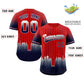 Custom Red Minnesota-Twins City Silhouette Authentic Baseball Jersey Limited