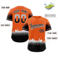Custom Orange San-Francisco City Silhouette Authentic Baseball Jersey Limited