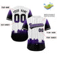 Custom White Denver City Silhouette Authentic Baseball Jersey Limited