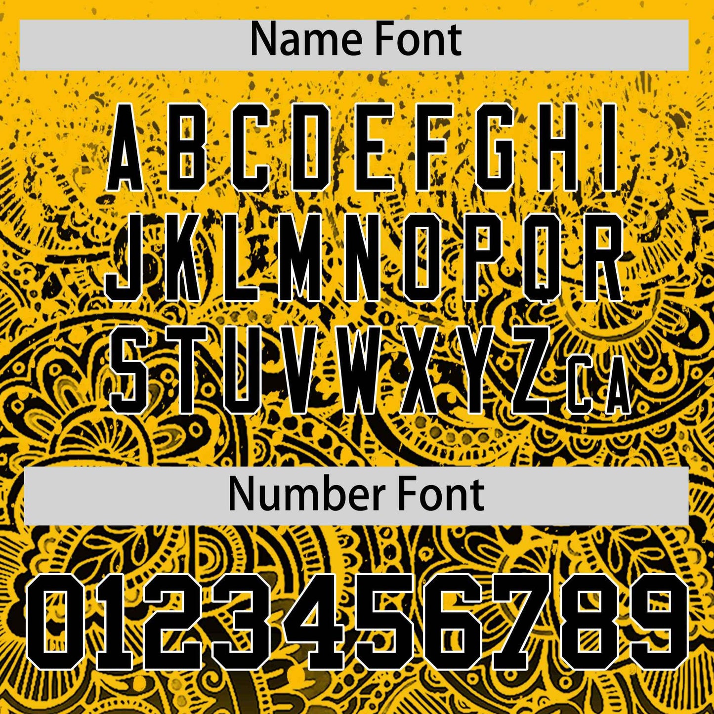 Custom Yellow Black Floral Print Pattern Full Button Gradient Fashion Baseball Jersey Limited