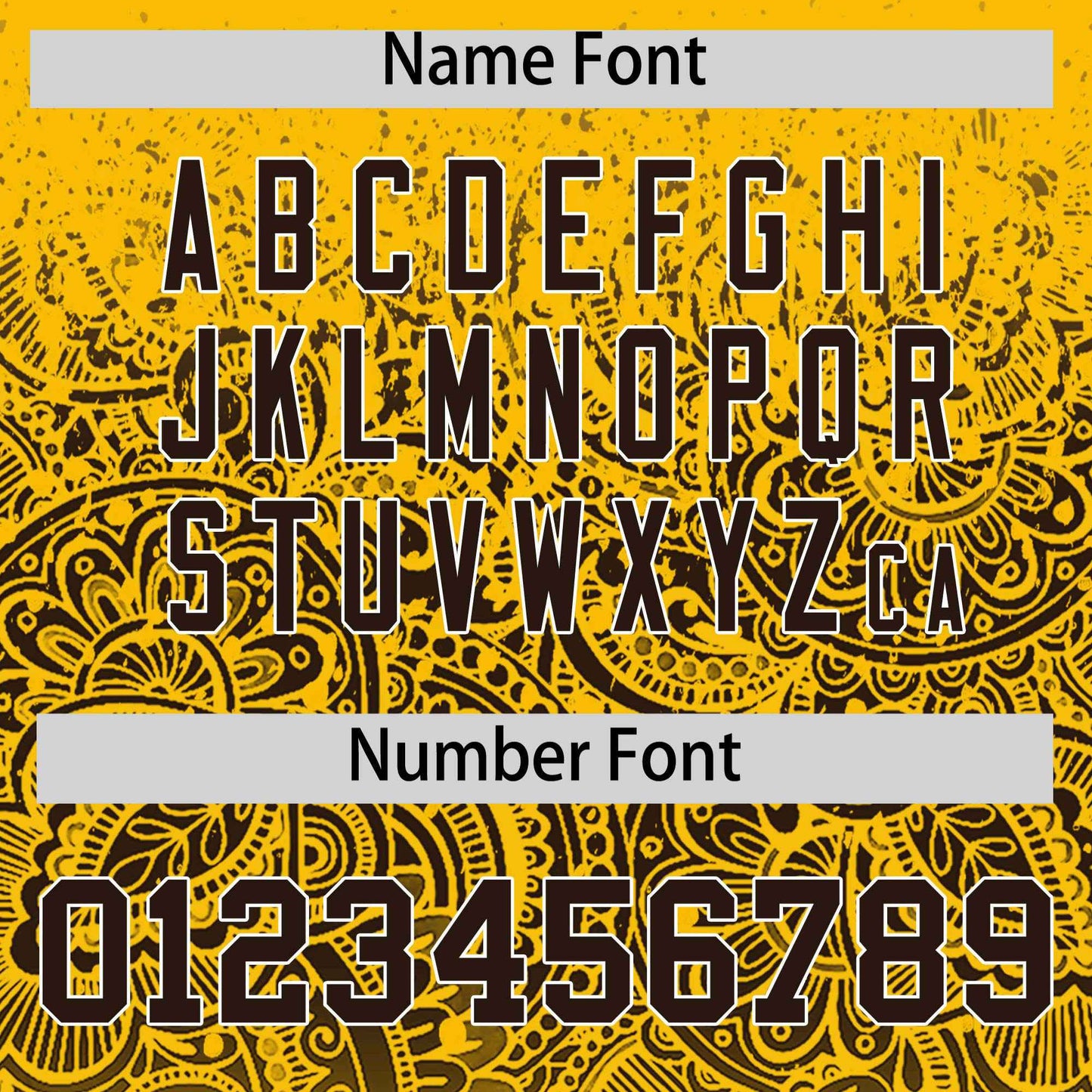 Custom Yellow Brown Floral Print Pattern Full Button Gradient Fashion Baseball Jersey Limited