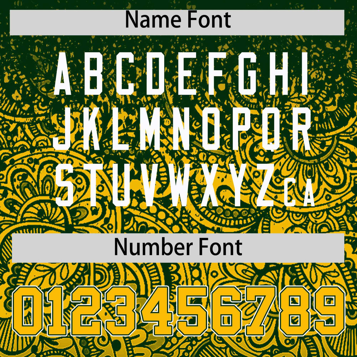 Custom Green Yellow Floral Print Pattern Full Button Gradient Fashion Baseball Jersey Limited