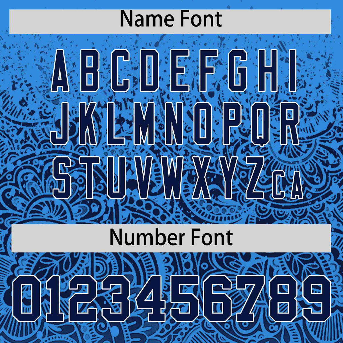 Custom Light Blue Navy Floral Print Pattern Full Button Gradient Fashion Baseball Jersey Limited