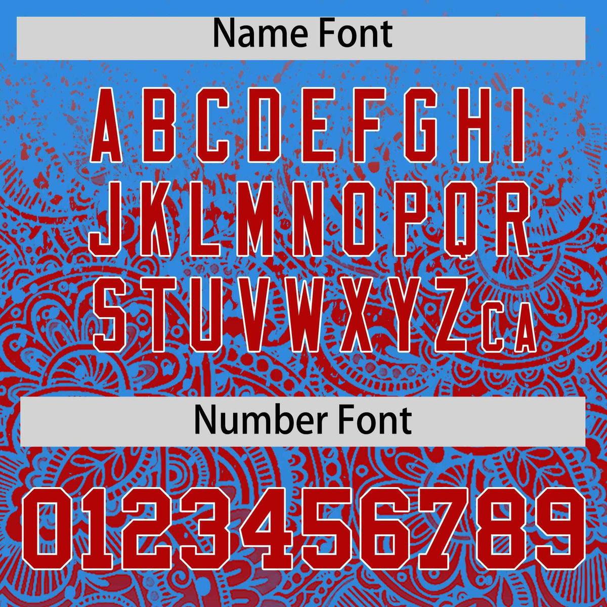 Custom Light Blue Red Floral Print Pattern Full Button Gradient Fashion Baseball Jersey Limited