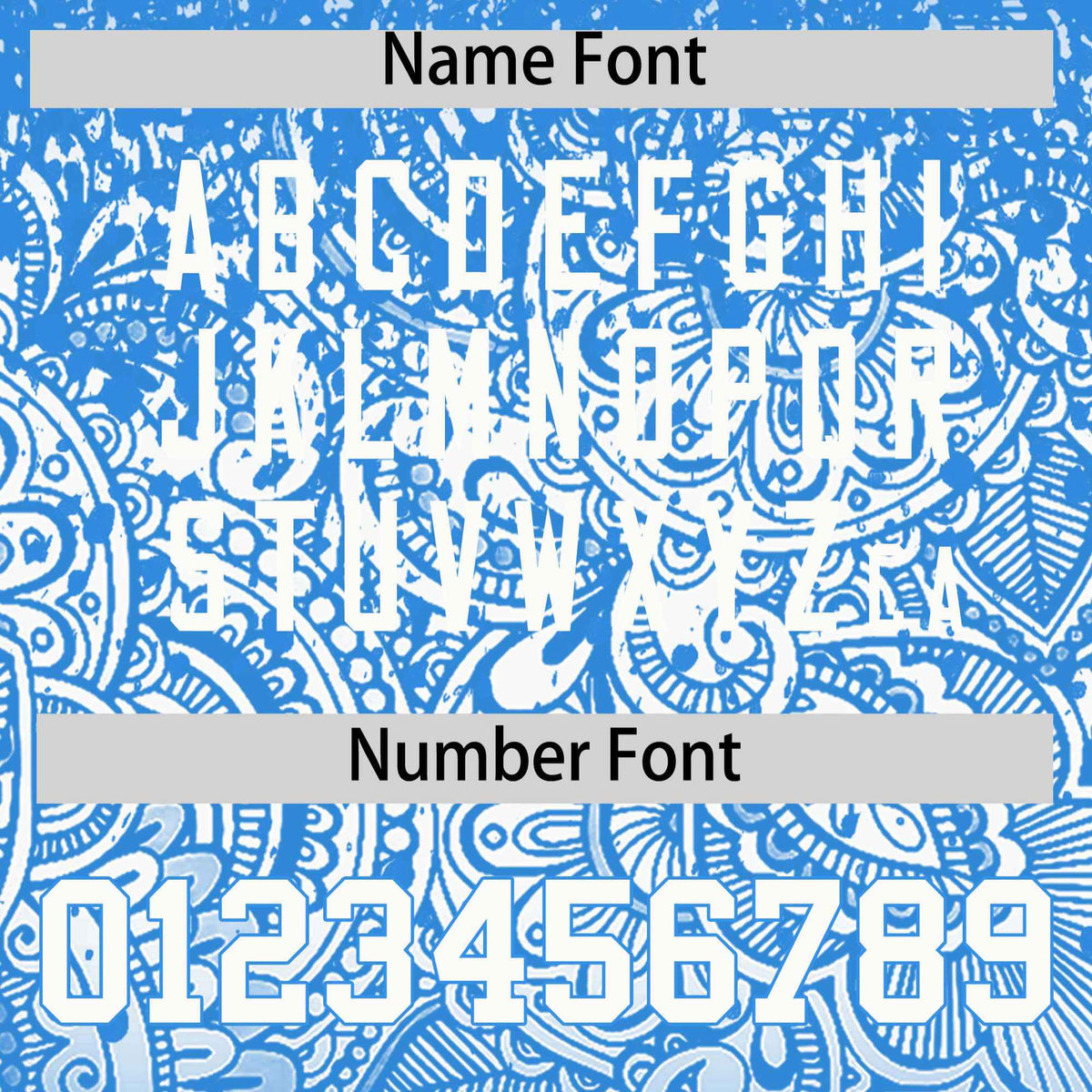 Custom Light Blue White Floral Print Pattern Full Button Gradient Fashion Baseball Jersey Limited