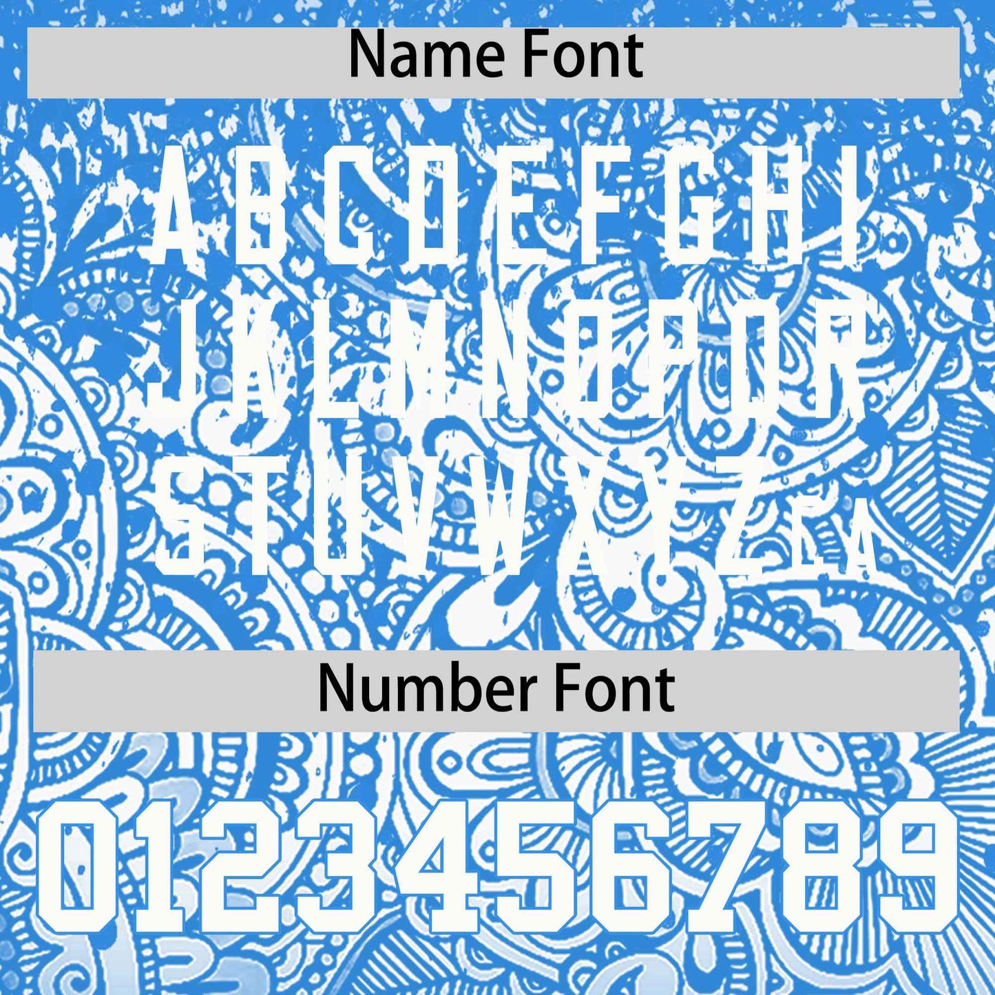 Custom Light Blue White Floral Print Pattern Full Button Gradient Fashion Baseball Jersey Limited