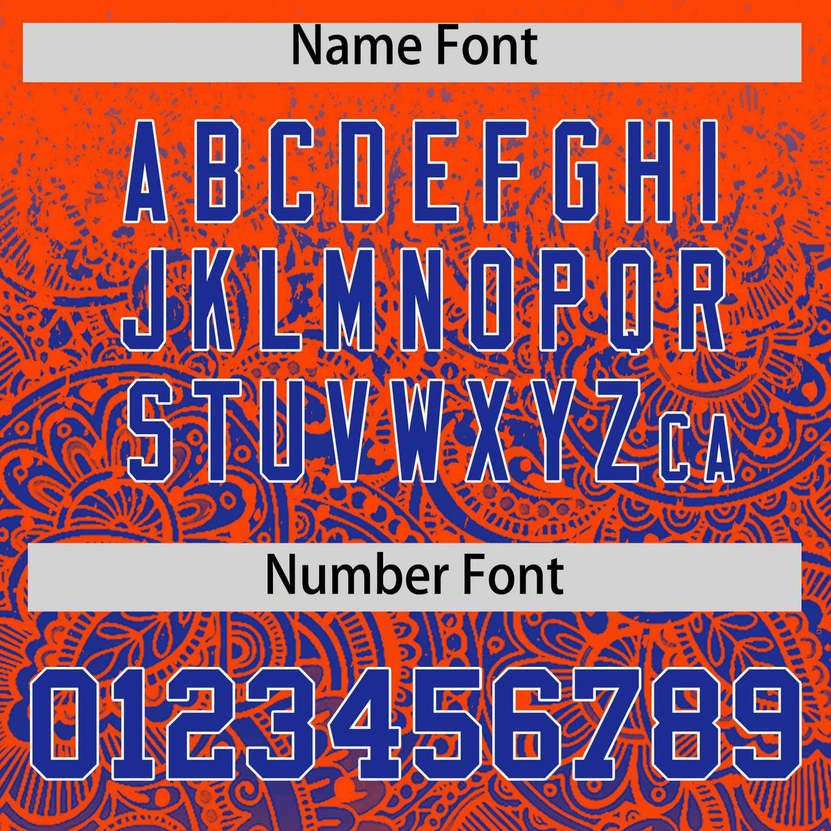 Custom Orange Royal Floral Print Pattern Full Button Gradient Fashion Baseball Jersey Limited