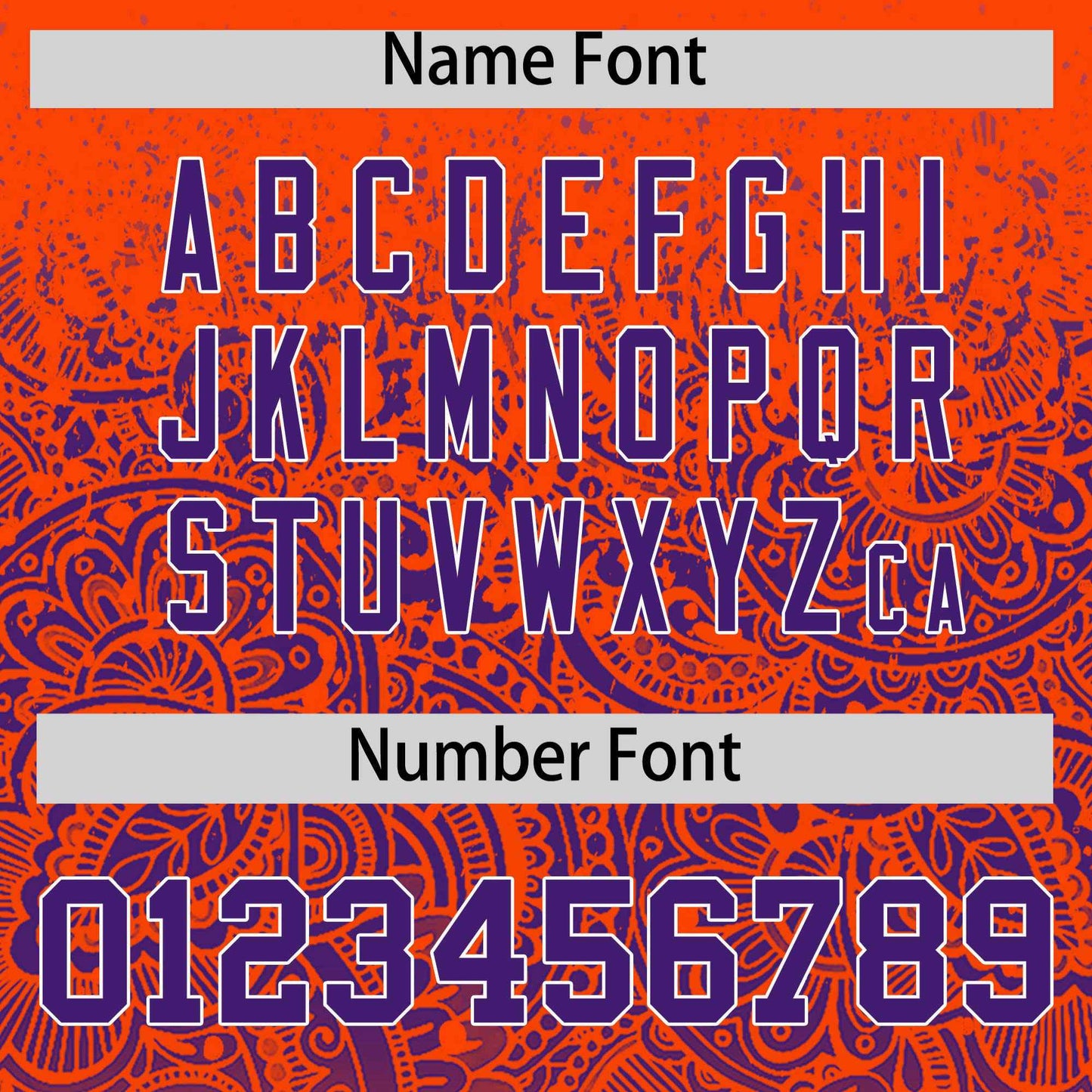 Custom Orange Purple Floral Print Pattern Full Button Gradient Fashion Baseball Jersey Limited