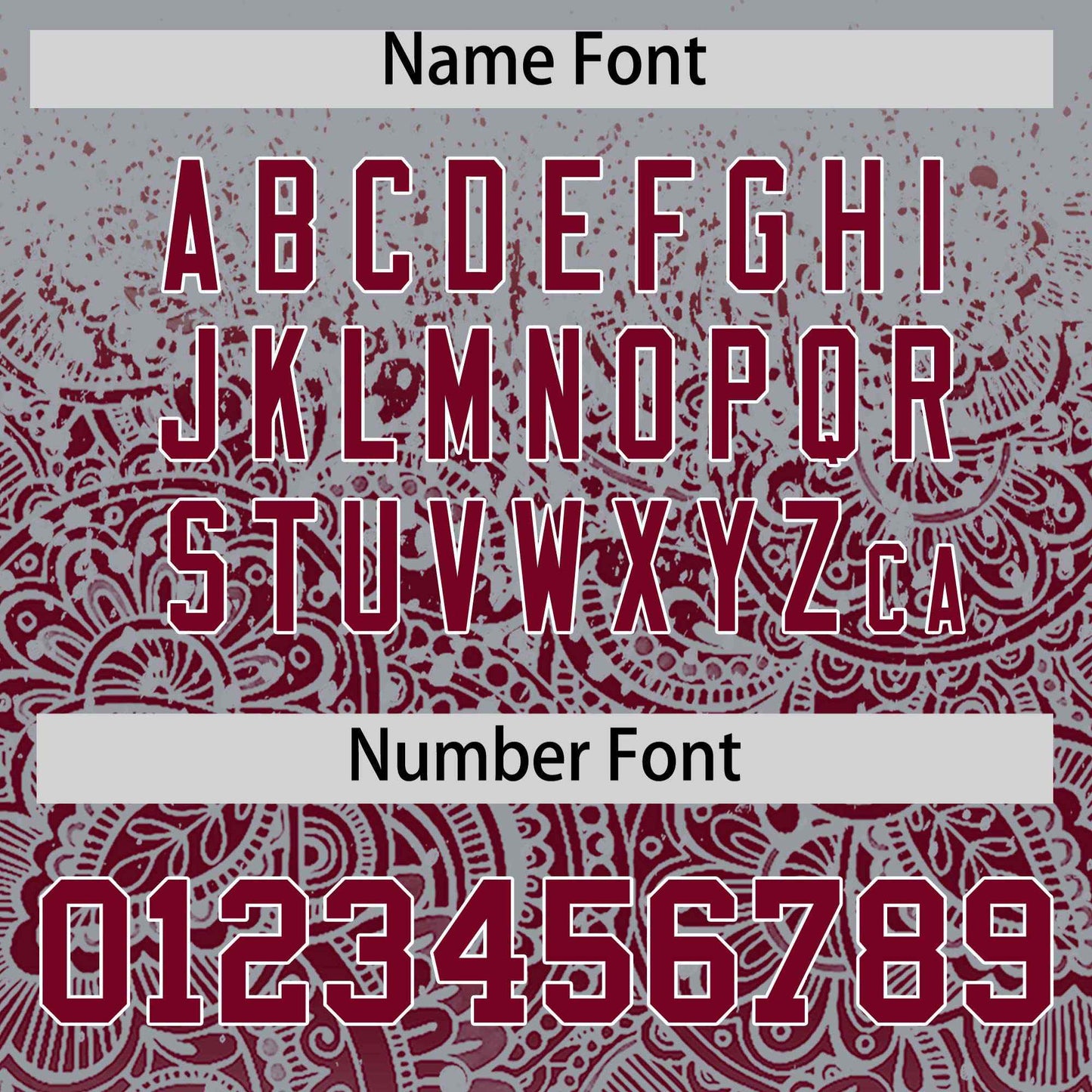 Custom Gray Crimson Floral Print Pattern Full Button Gradient Fashion Baseball Jersey Limited