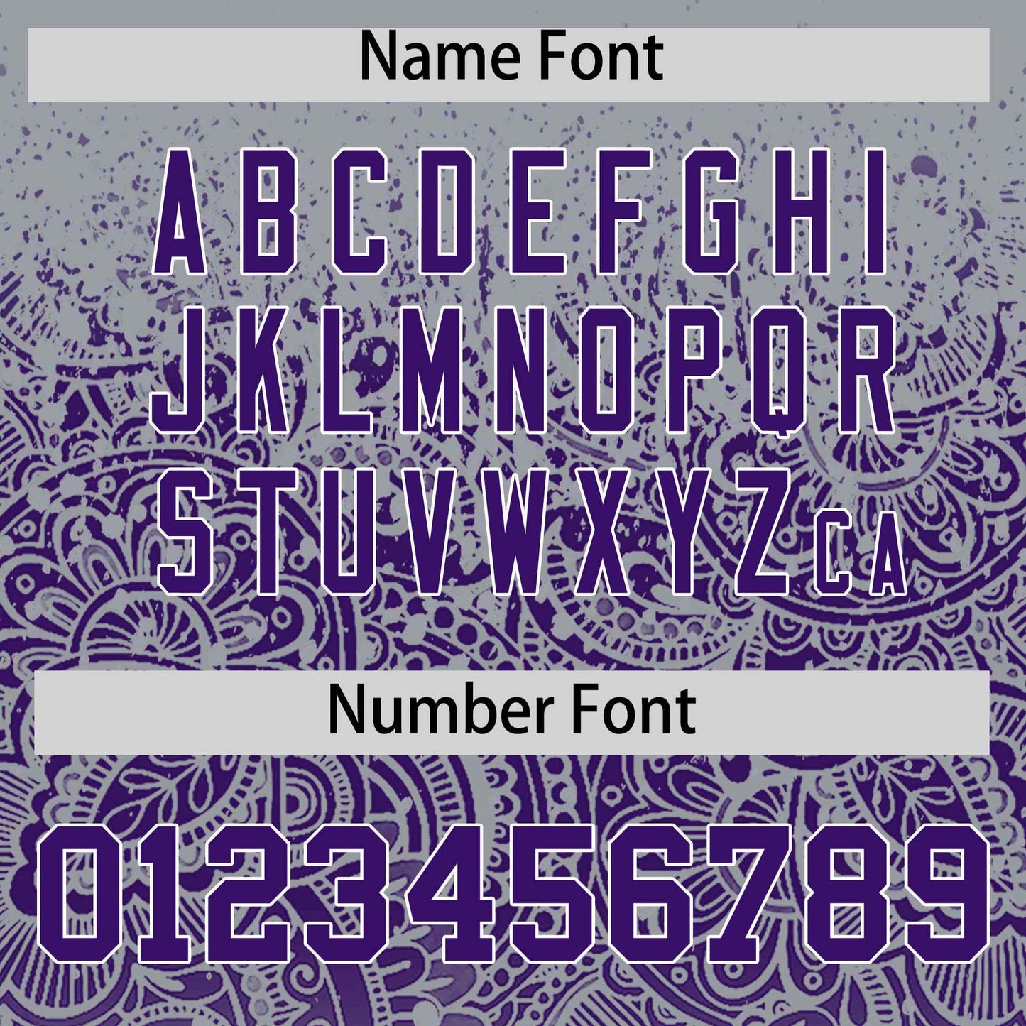 Custom Gray Purple Floral Print Pattern Full Button Gradient Fashion Baseball Jersey Limited