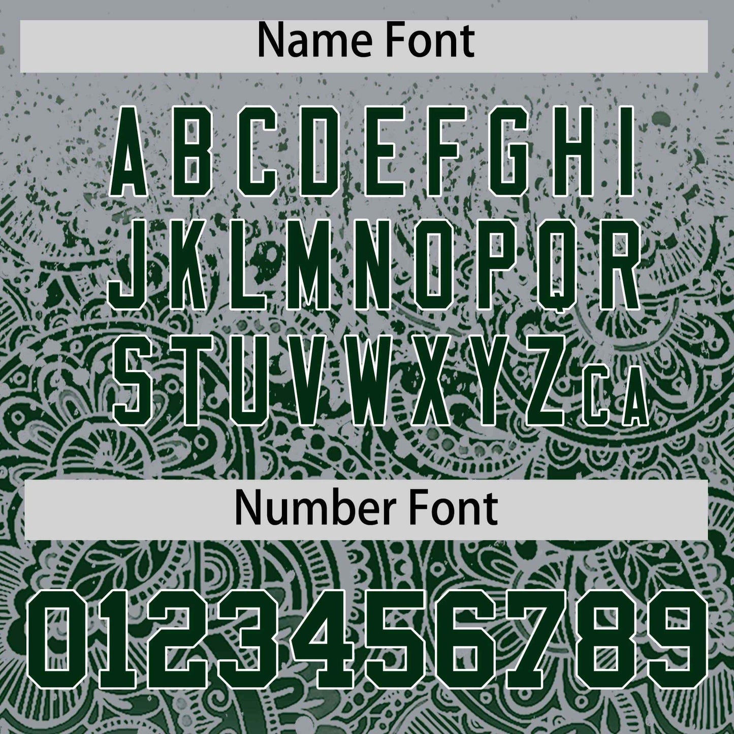 Custom Gray Green Floral Print Pattern Full Button Gradient Fashion Baseball Jersey Limited