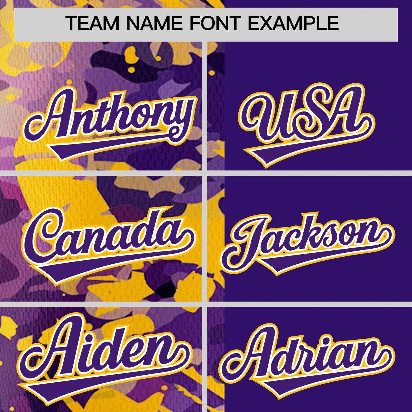 Custom Purple Yellow Split Personalized Graffiti Raglan Sleeve Authentic Baseball Jersey Limited
