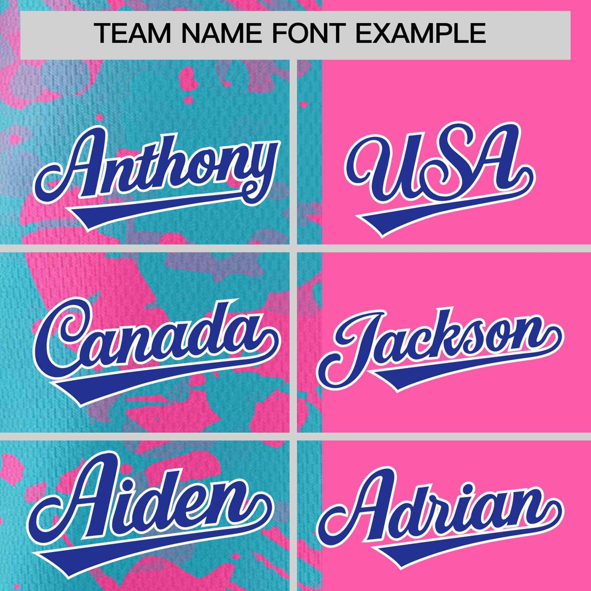 Custom Pink Sky Blue Split Personalized Graffiti Raglan Sleeve Authentic Baseball Jersey Limited