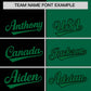 Custom Black Kelly Green Split Fashion Coconut Tree Design Authentic Baseball Jersey Limited