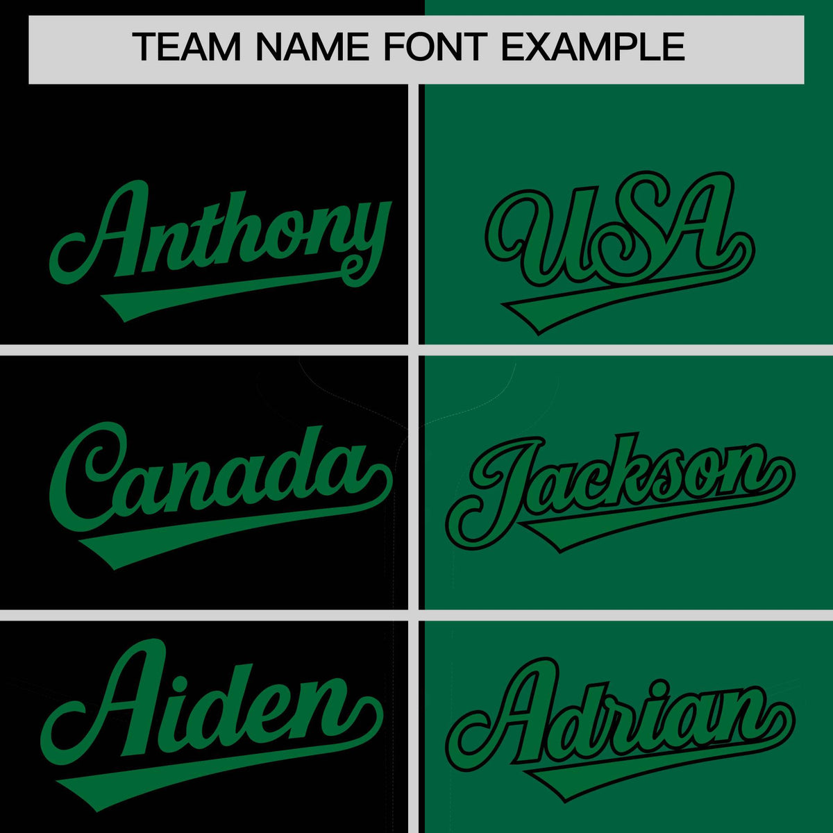 Custom Black Kelly Green Split Fashion Coconut Tree Design Authentic Baseball Jersey Limited