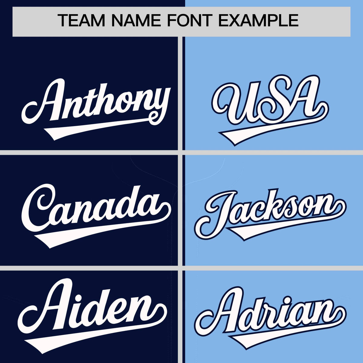 Custom Navy Powder Blue Split Fashion Coconut Tree Design Authentic Baseball Jersey Limited