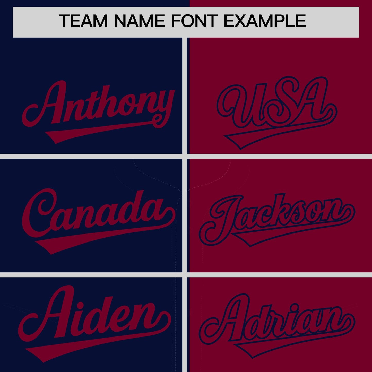 Custom Navy Crimson Split Fashion Coconut Tree Design Authentic Baseball Jersey Limited