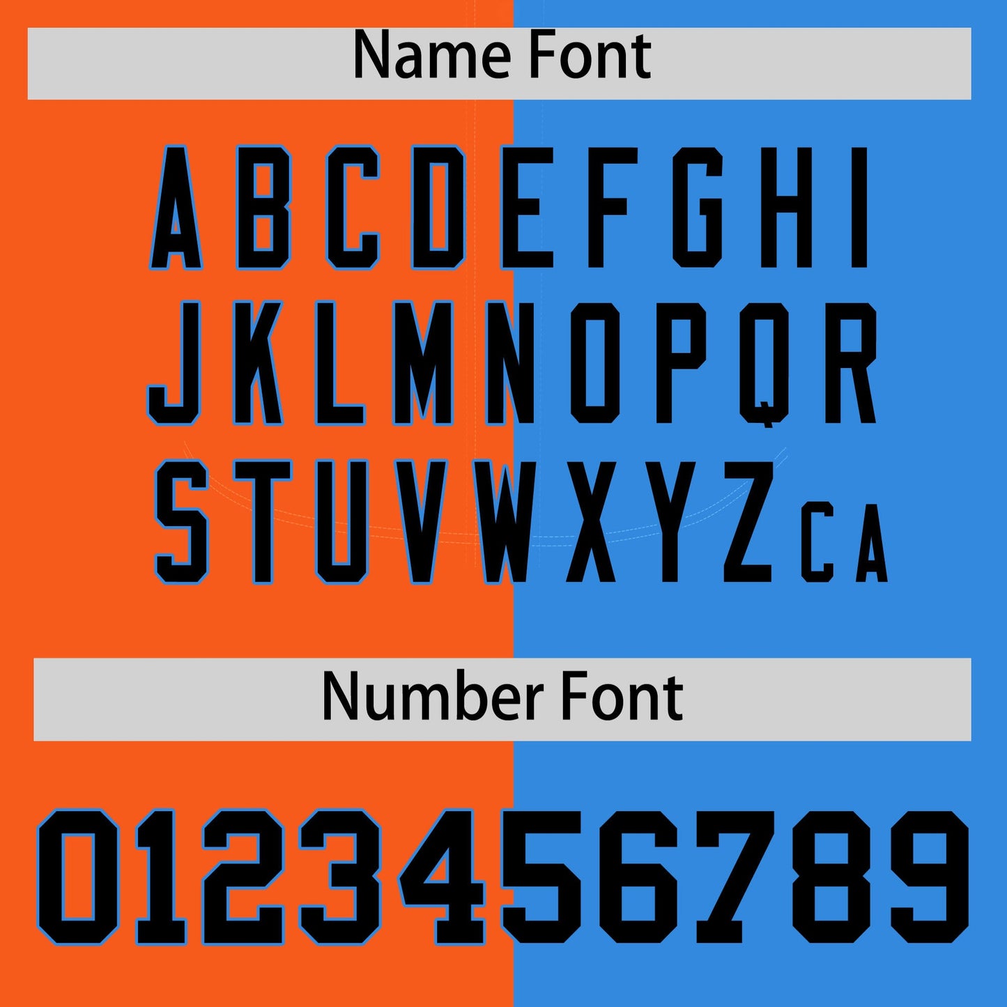 Custom Orange Powder Blue Split Fashion Coconut Tree Design Authentic Baseball Jersey Limited