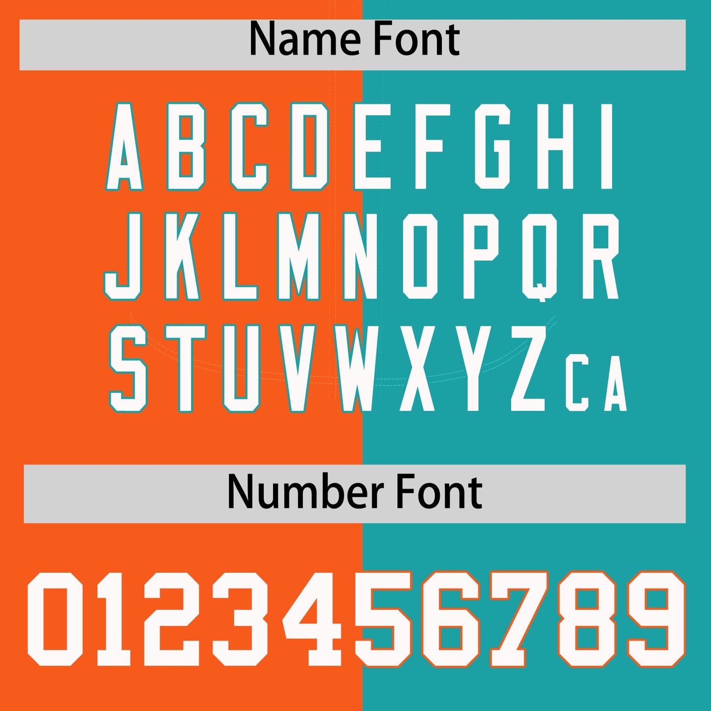 Custom Orange Aqua Split Fashion Coconut Tree Design Authentic Baseball Jersey Limited