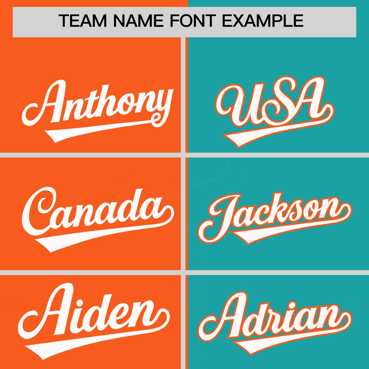 Custom Orange Aqua Split Fashion Coconut Tree Design Authentic Baseball Jersey Limited