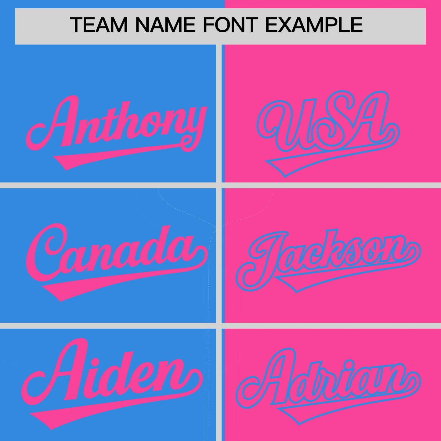 Custom Powder Blue Pink Split Fashion Coconut Tree Design Authentic Baseball Jersey Limited