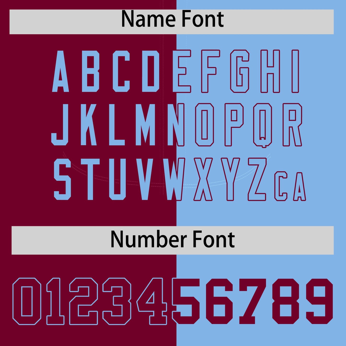 Custom Crimson Powder Blue Split Fashion Coconut Tree Design Authentic Baseball Jersey Limited