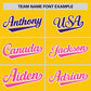 Custom Gold Purple-Pink Personalized Gradient Font And Side Design Authentic Baseball Jersey Limited