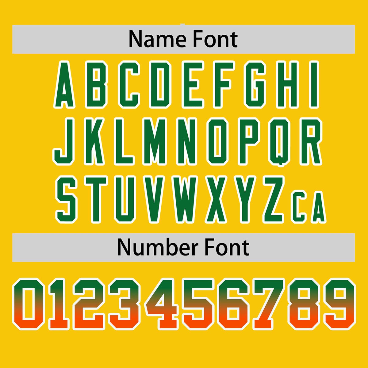 Custom Gold Kelly Green-Orange Personalized Gradient Font And Side Design Authentic Baseball Jersey Limited