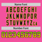 Custom Pink Neon Green-Gold Personalized Gradient Font And Side Design Authentic Baseball Jersey Limited
