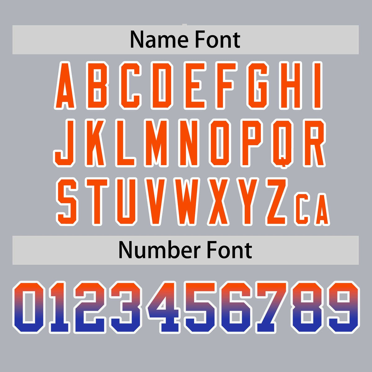 Custom Light Gray Orange-Royal Personalized Gradient Font And Side Design Authentic Baseball Jersey Limited
